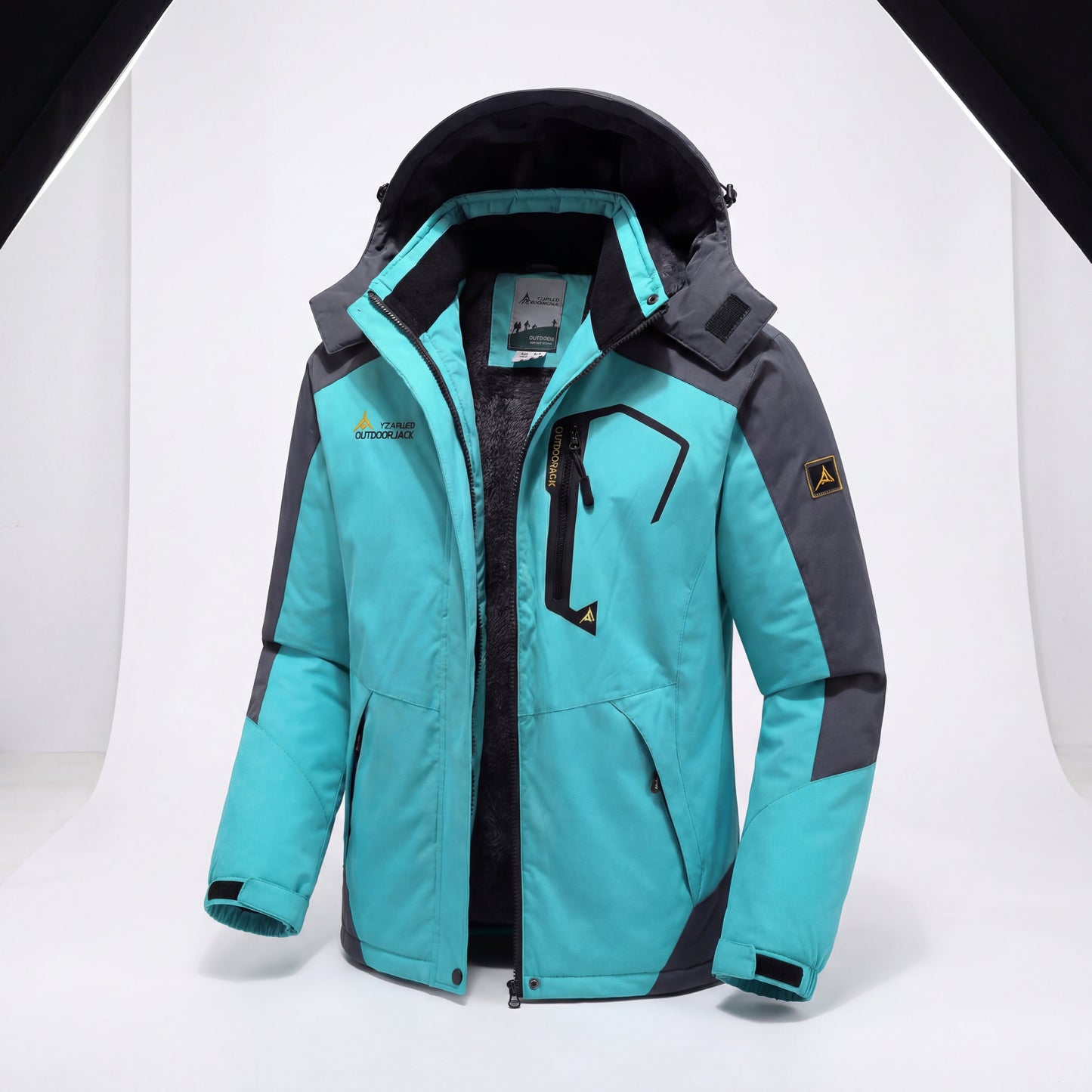 Men's Waterproof Hooded Winter Jacket | Windproof Thermal Outdoor Coat VELORA