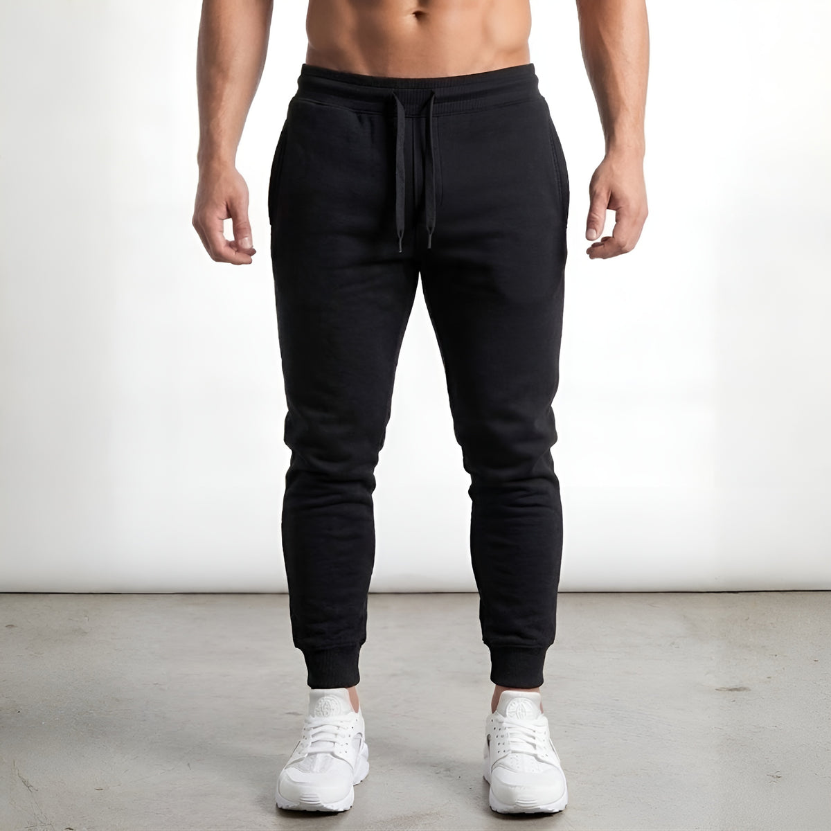 Men's Slim Fit Jogger Sweatpants | Tapered Athletic Lounge Pants VELORA