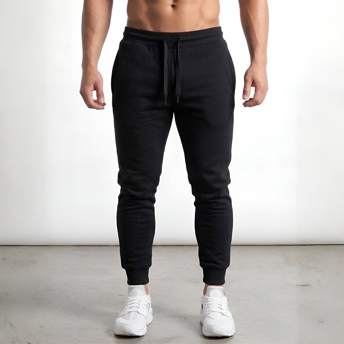 Men's Slim Fit Jogger Sweatpants | Tapered Athletic Lounge Pants VELORA