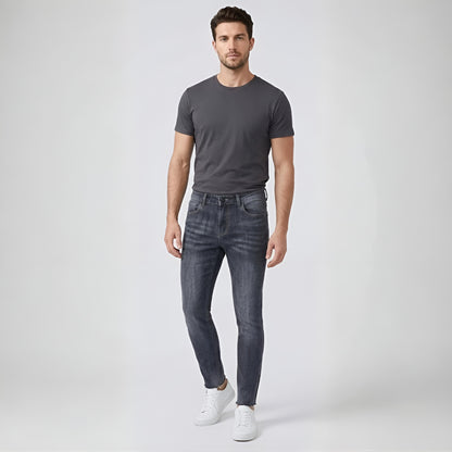 Men's Straight-Fit Jeans | Classic Comfort Denim VELORA