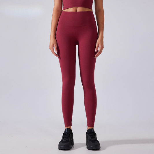 Seamless High-Waisted Yoga Leggings for Women | Tummy Control Stretch Workout Pants VELORA