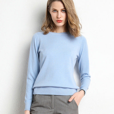 Women's Classic Knit Sweater | Soft Fabric with Everyday Casual Style - VELORA