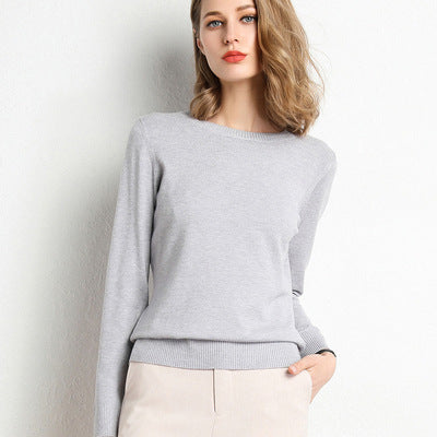 Women's Classic Knit Sweater | Soft Fabric with Everyday Casual Style - VELORA