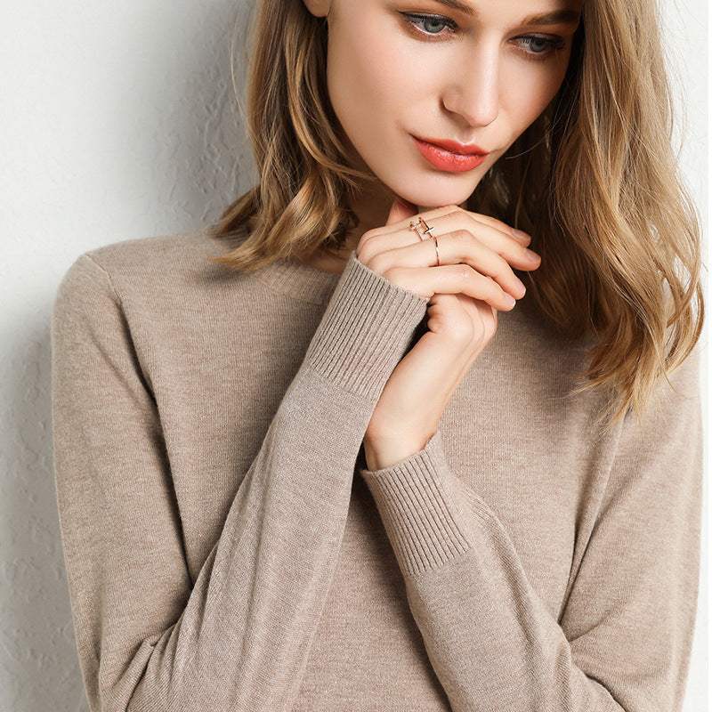 Women's Classic Knit Sweater | Soft Fabric with Everyday Casual Style - VELORA