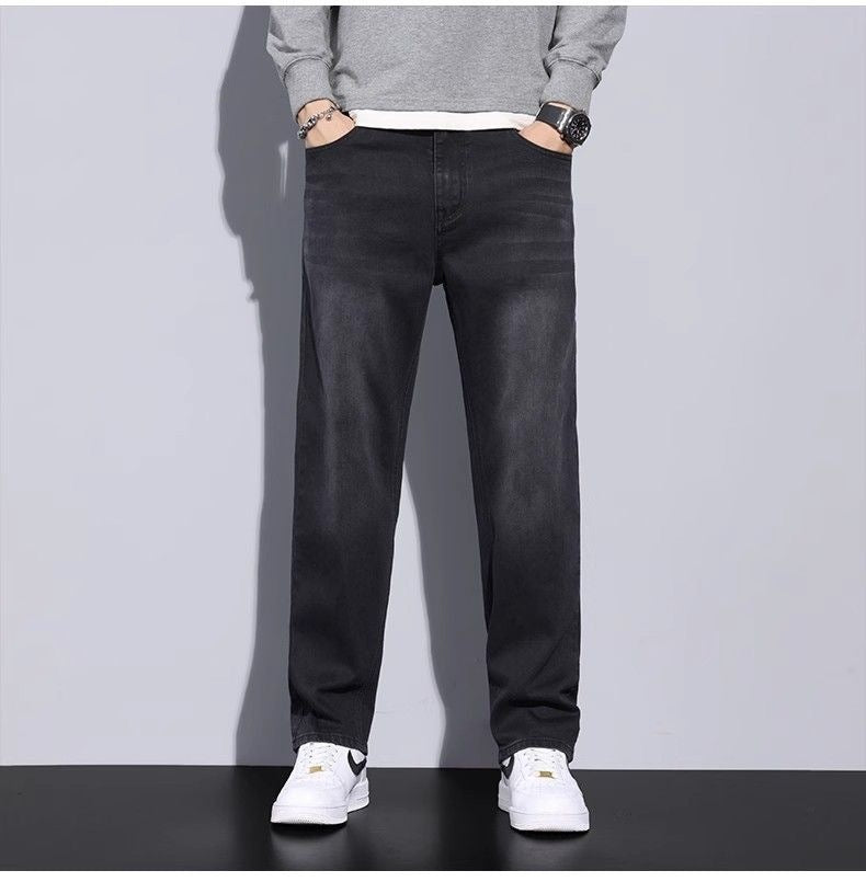 Men's Straight-Fit Jeans | Classic Comfort Denim - VELORA