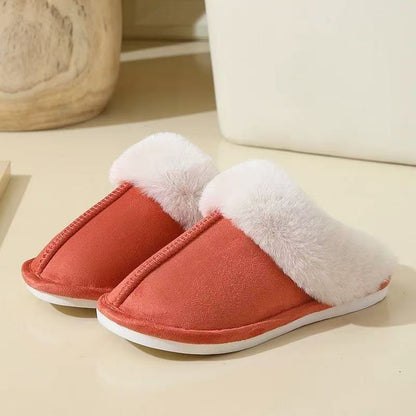 Women's Fuzzy Memory Foam Slippers | Fluffy Winter House Shoes - VELORA