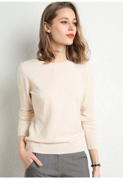 Women's Classic Knit Sweater | Soft Fabric with Everyday Casual Style - VELORA