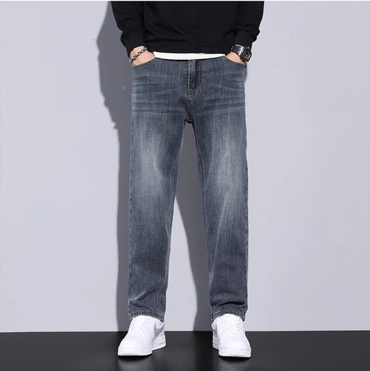 Men's Straight-Fit Jeans | Classic Comfort Denim - VELORA