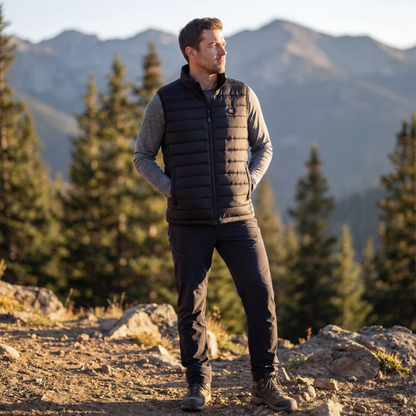 Men's Electric Heated Vest | USB Rechargeable Winter Warming Jacket VELORA