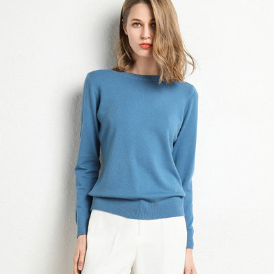 Women's Classic Knit Sweater | Soft Fabric with Everyday Casual Style - VELORA