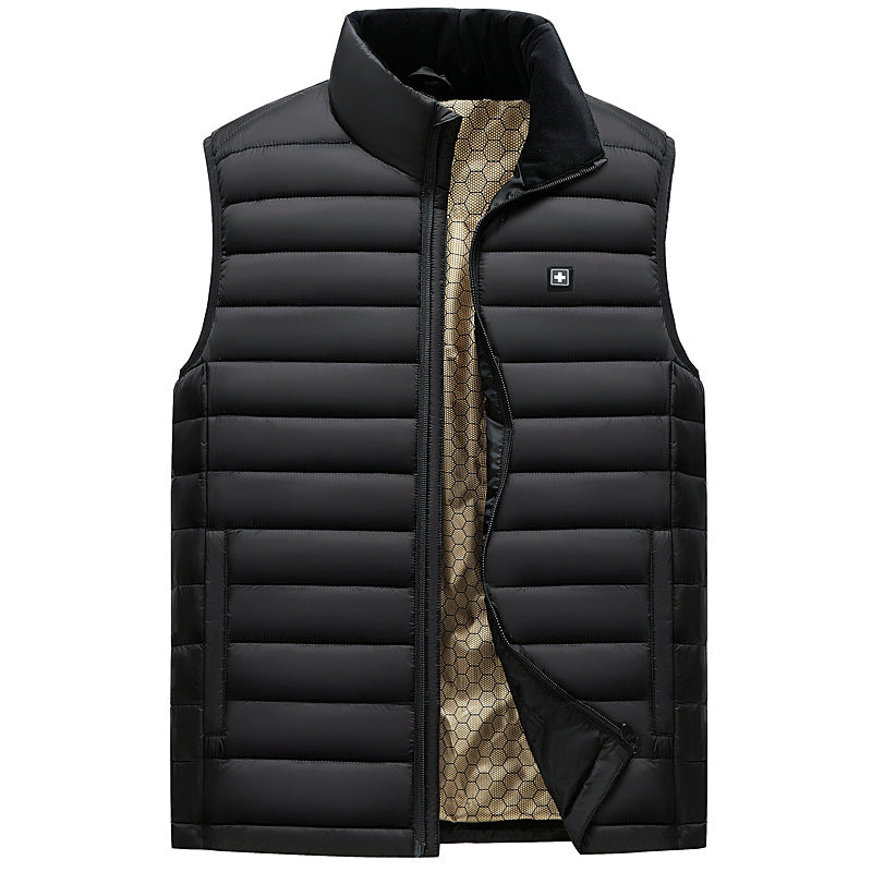 Men's Electric Heated Vest | USB Rechargeable Winter Warming Jacket VELORA