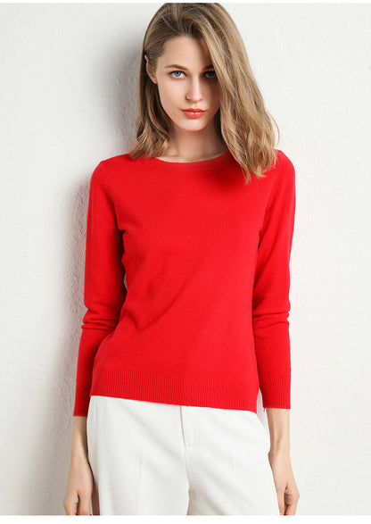 Women's Classic Knit Sweater | Soft Fabric with Everyday Casual Style - VELORA