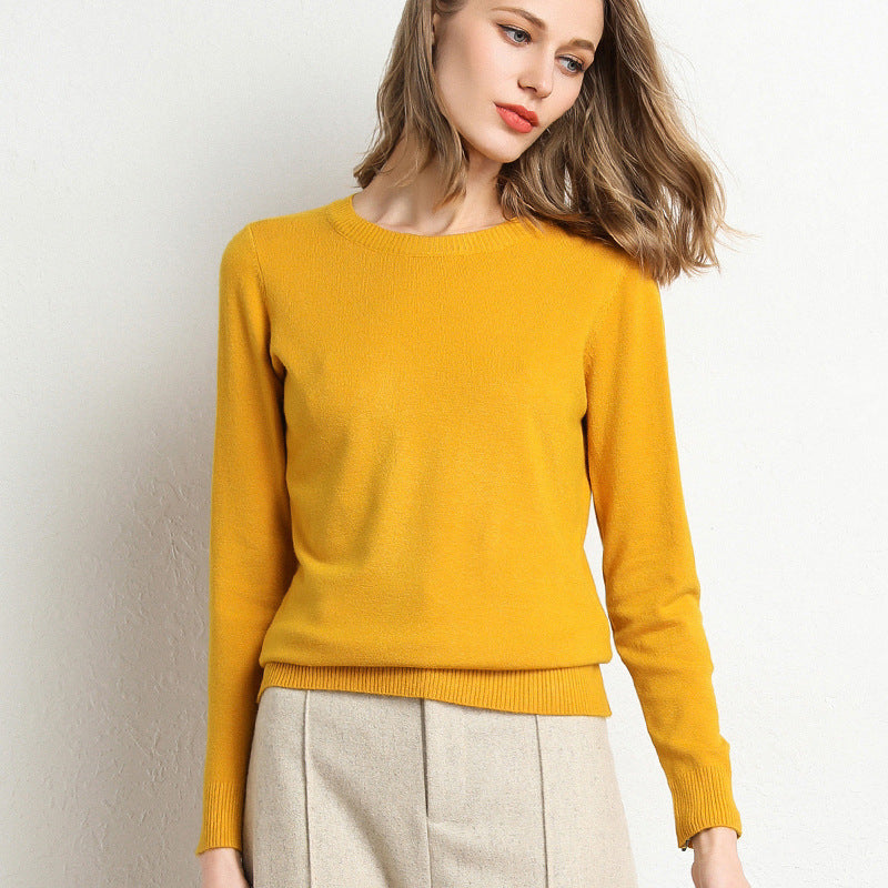 Women's Classic Knit Sweater | Soft Fabric with Everyday Casual Style - VELORA