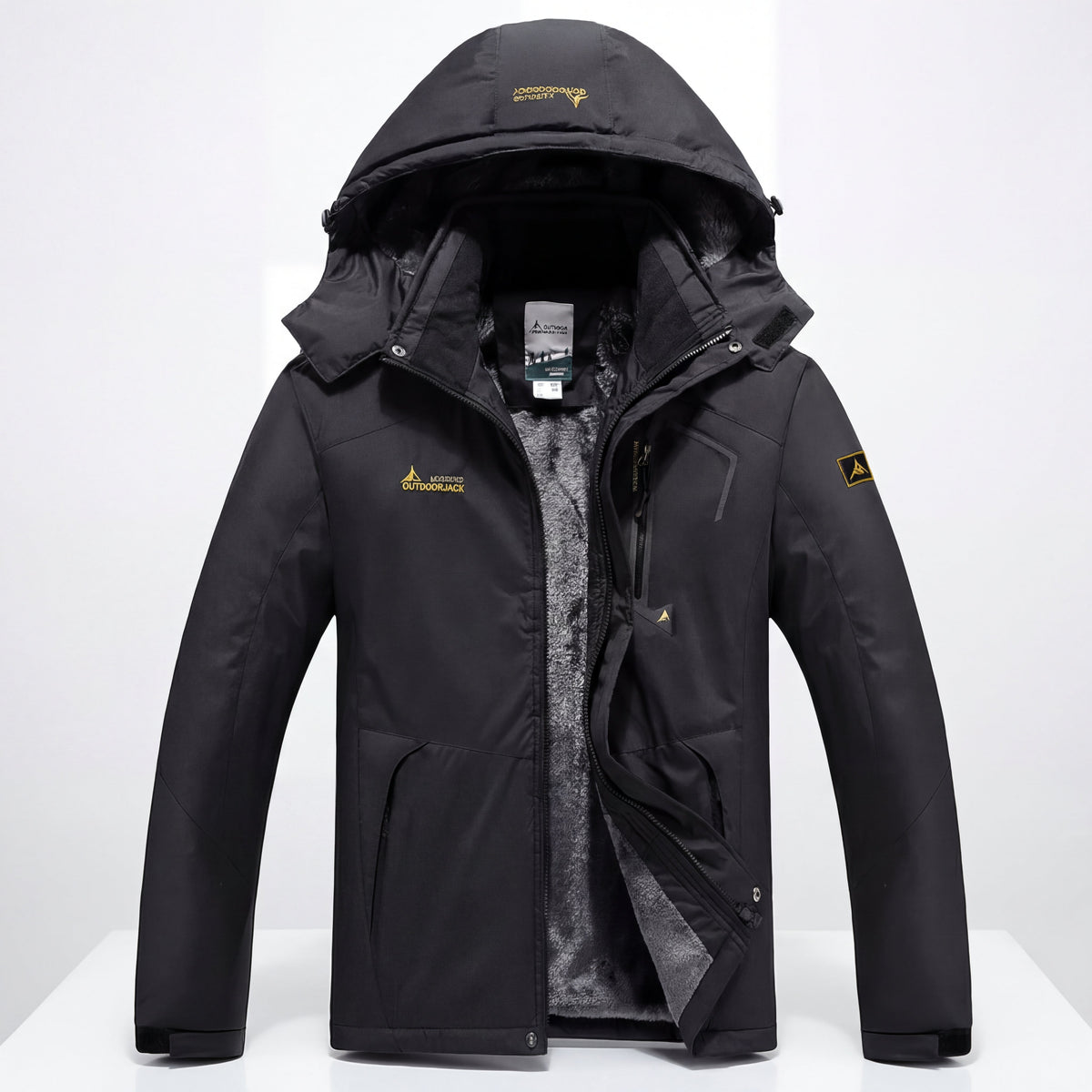 Men's Waterproof Hooded Winter Jacket | Windproof Thermal Outdoor Coat VELORA