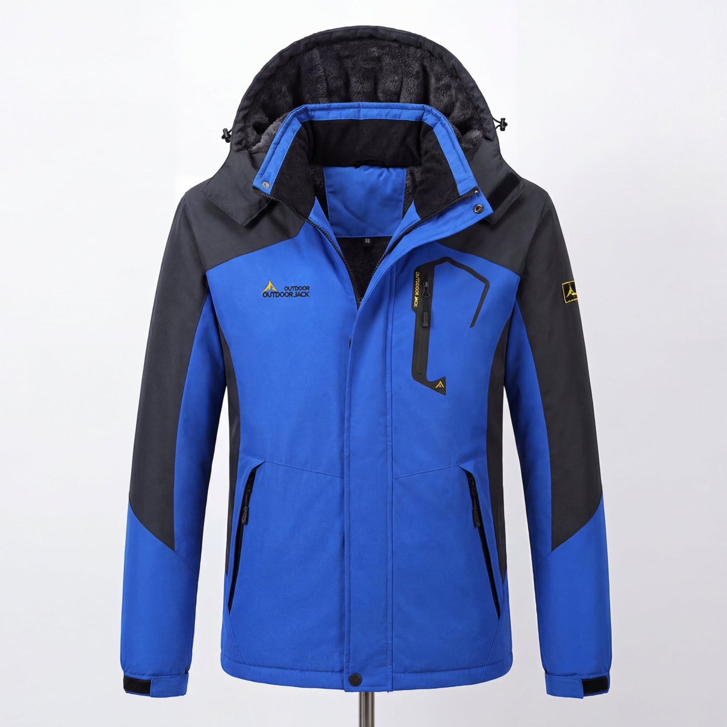 Men's Waterproof Hooded Winter Jacket | Windproof Thermal Outdoor Coat VELORA