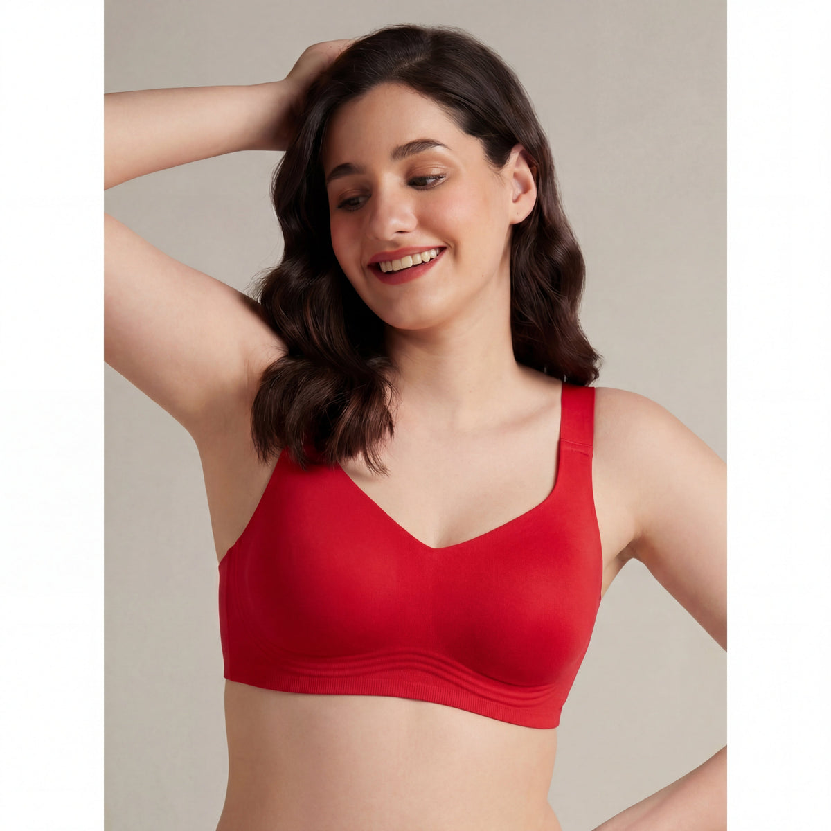 Women's Wireless Full Coverage Seamless Bra VELORA