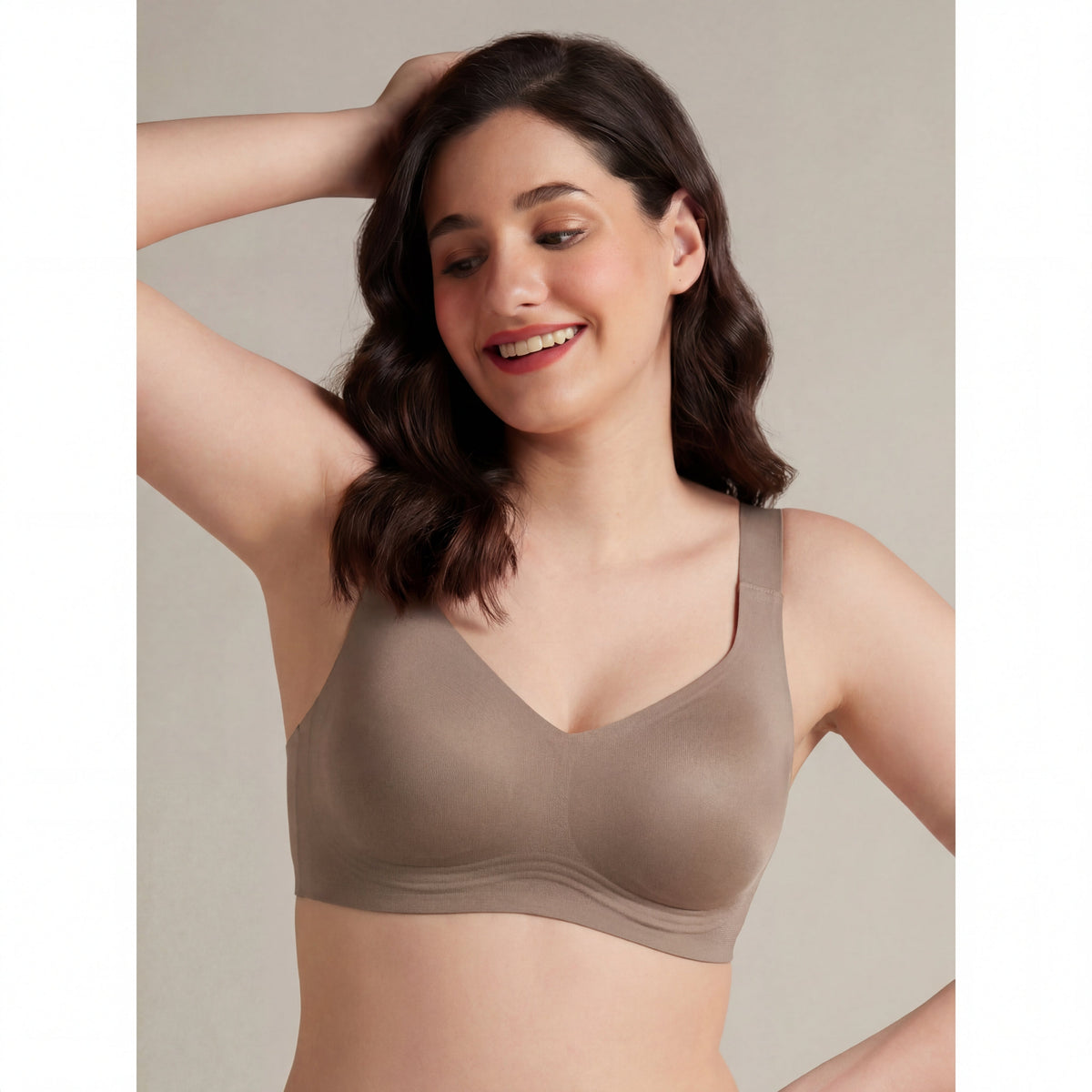 Women's Wireless Full Coverage Seamless Bra VELORA