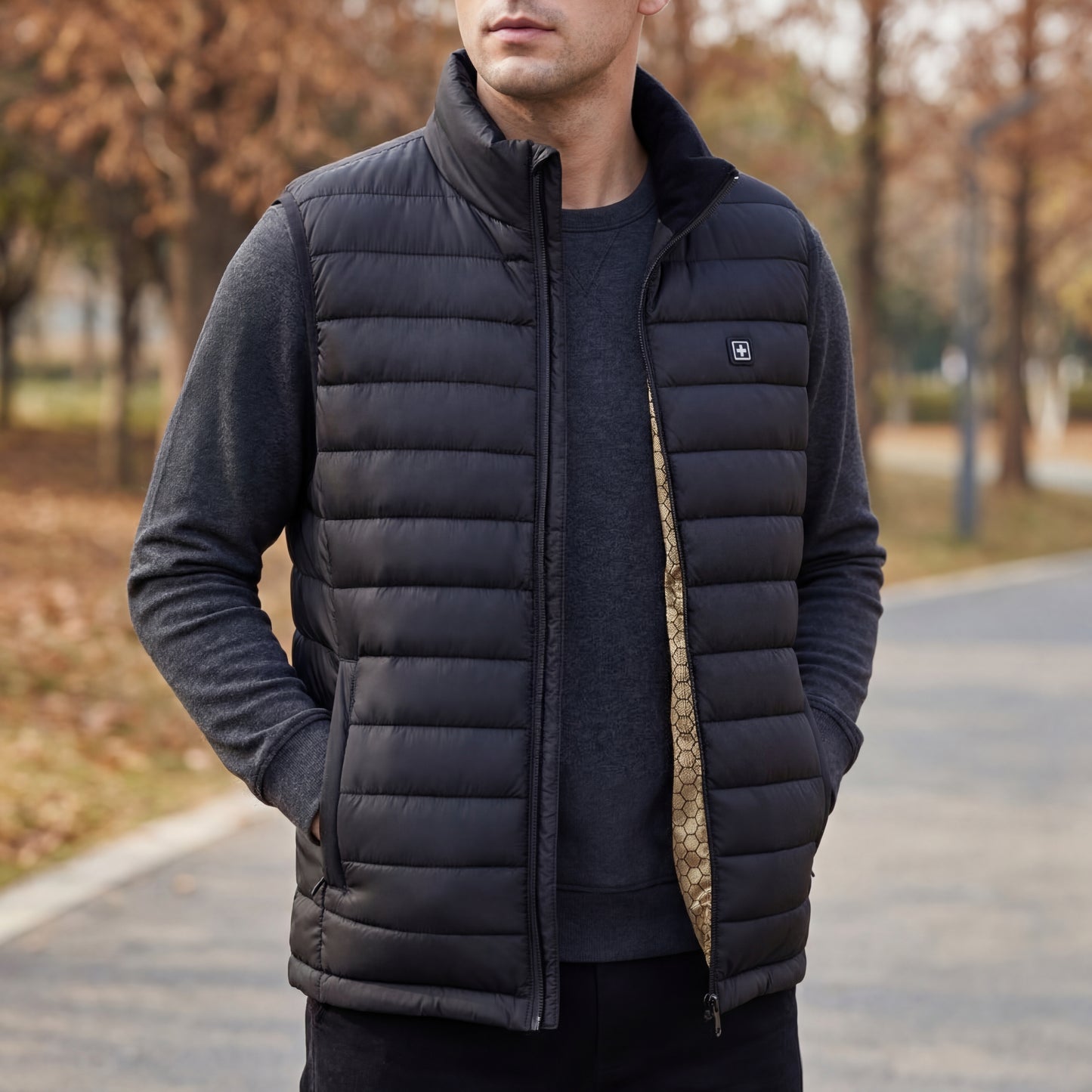 Men's Electric Heated Vest | USB Rechargeable Winter Warming Jacket VELORA