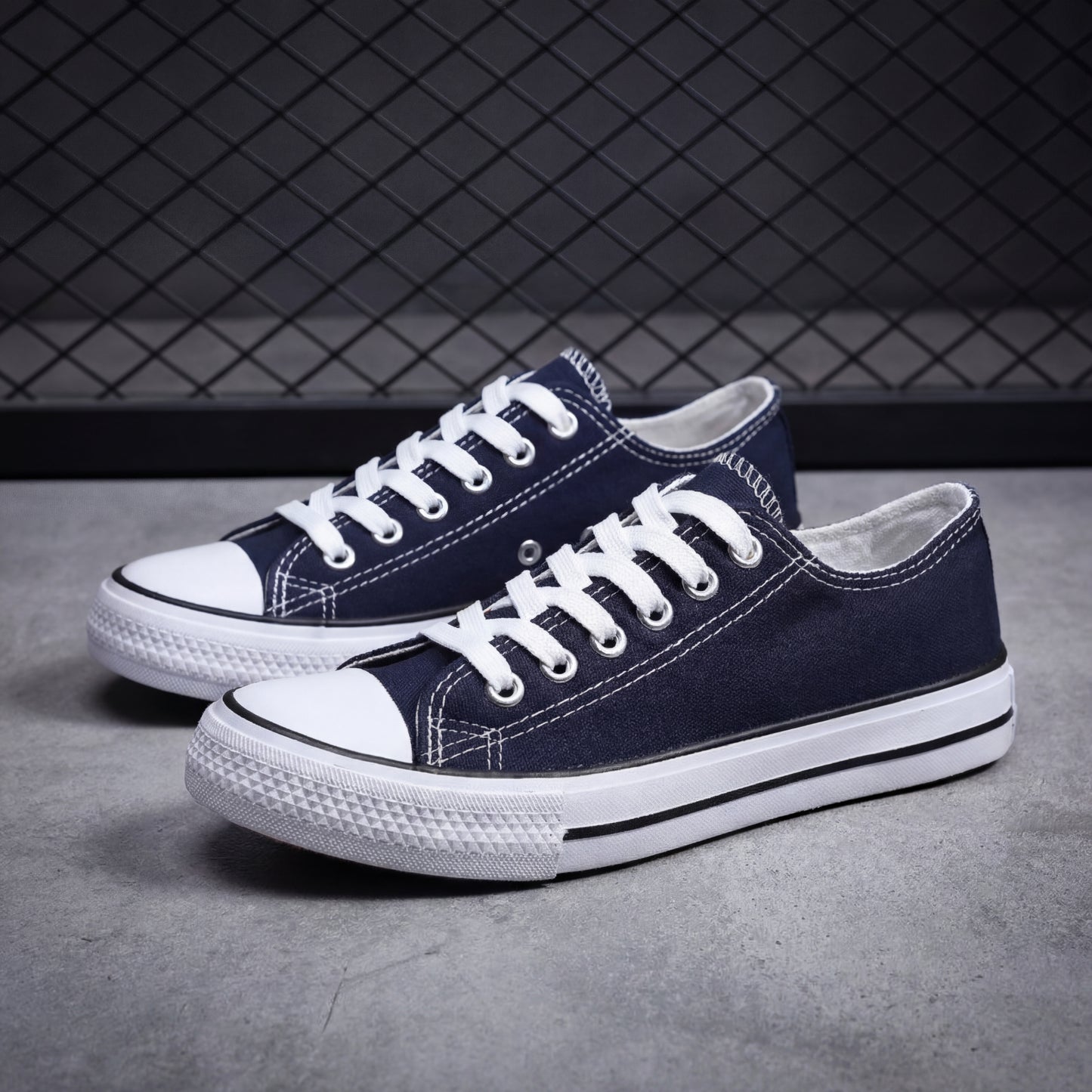 Unisex Casual Canvas Sneakers | Low Top Lightweight Everyday Shoes VELORA