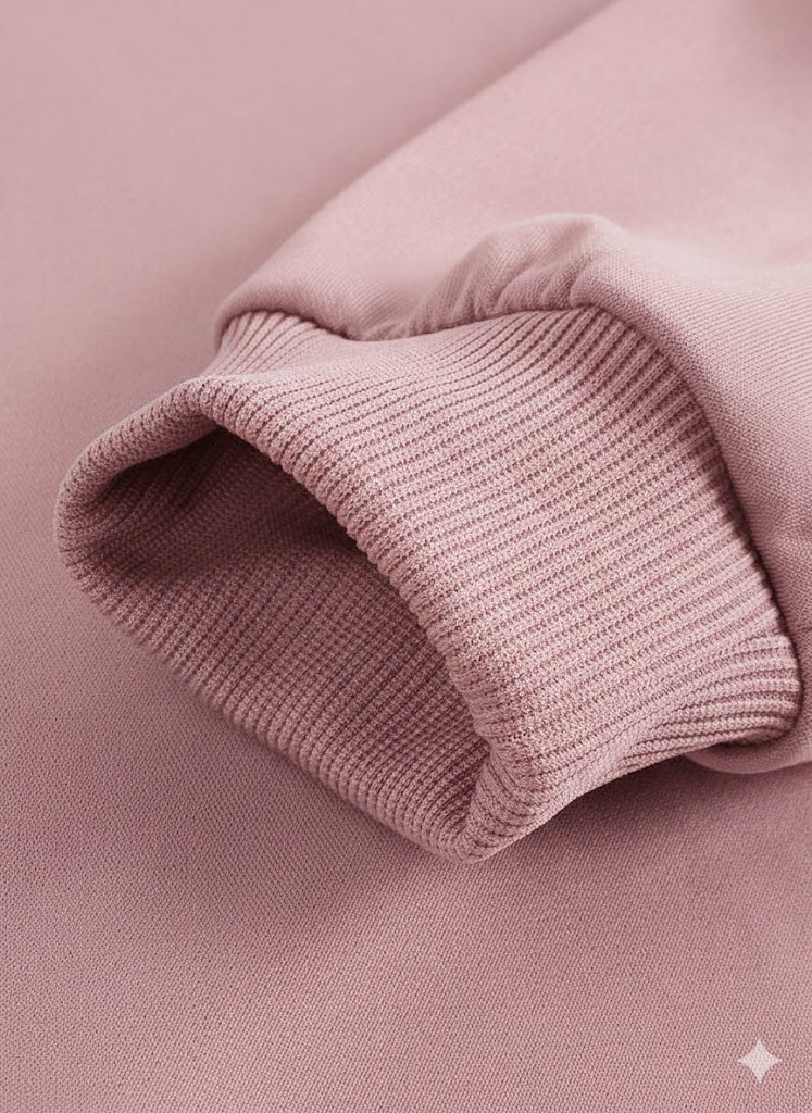 Women's Cotton Thermal Sweatshirt | Long Sleeve Crewneck VELORA