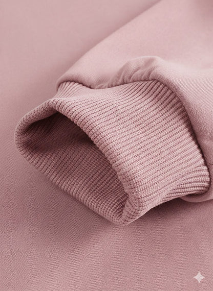 Women's Cotton Thermal Sweatshirt | Long Sleeve Crewneck VELORA