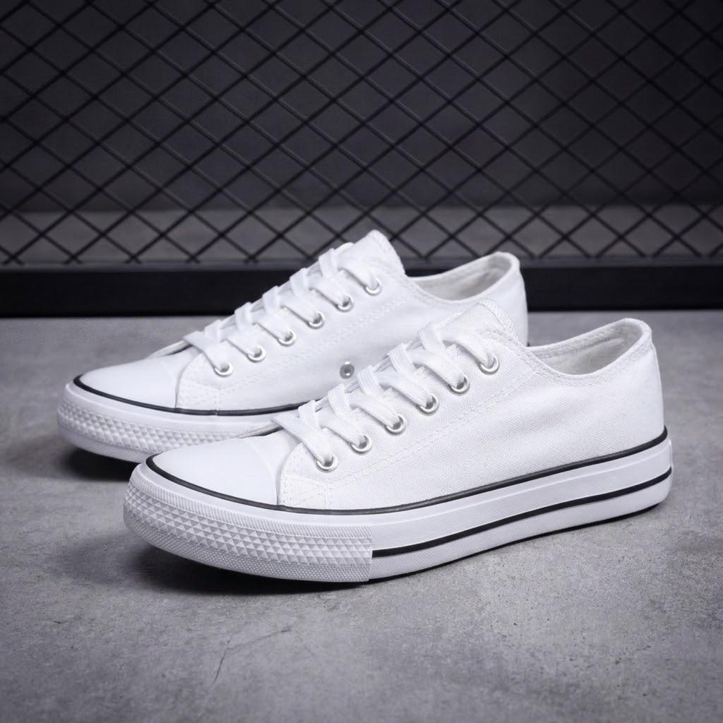 Unisex Casual Canvas Sneakers | Low Top Lightweight Everyday Shoes VELORA